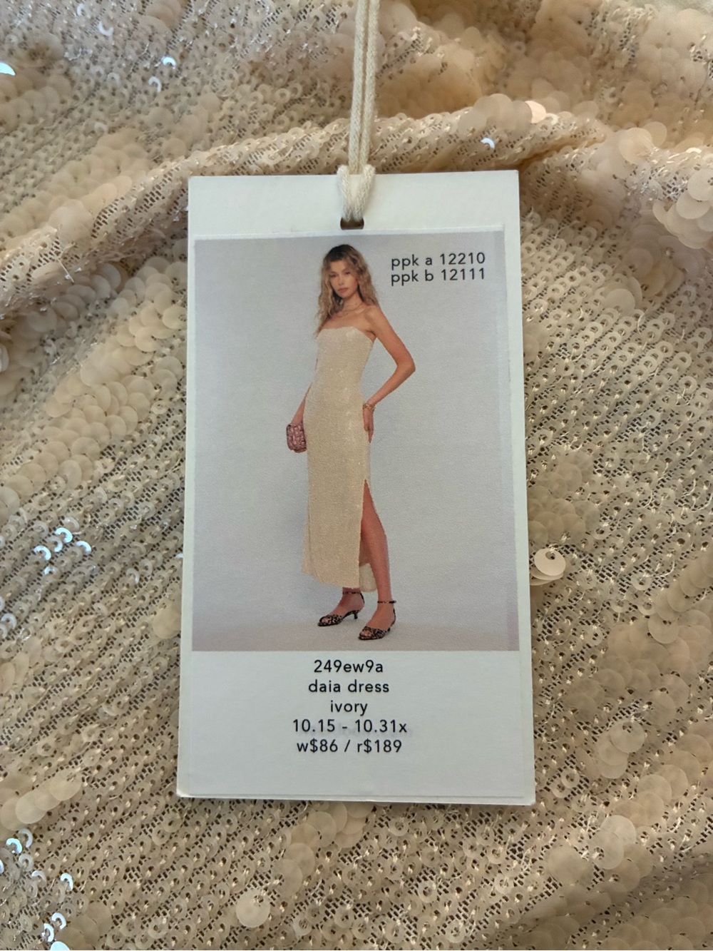 Bridal Strapless Ivory Sequin Midi Dress, Bachelorette Party Dress, Reception